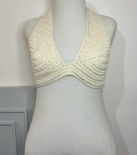 Top de crochê