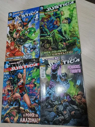 Coleção completa Liga da Justiça - Os Novos 52! com 7 exemplares 