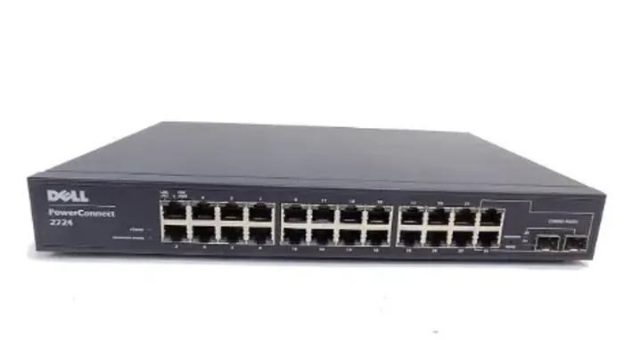 Switch Dell PowerConnect 2824 24 Portas 10/100/1000Mbps + 2x Combo SFP