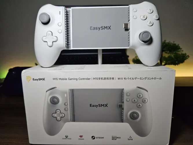 NOVO/LACRADO Controle Hall Effect para celular Easysmx M15