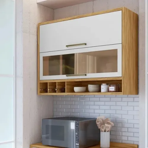 Armário Aéreo Duplo 1.20cm Syrah Rio Doce 100% MDF