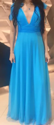 Vestido Azul de Festa P