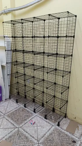 Estante 30 nichos aramado de aço multiuso