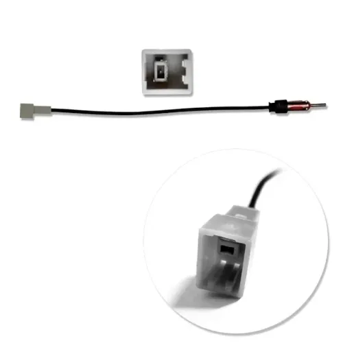 Adaptador Cabo Conector de Antena Sinal de Rádio Universal para Multimídia Plug and Play