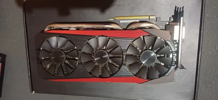 Gtx 980 ti 6gb Asus Strix CUiii 384 bit 336.5 gb/s com nota e caixa.