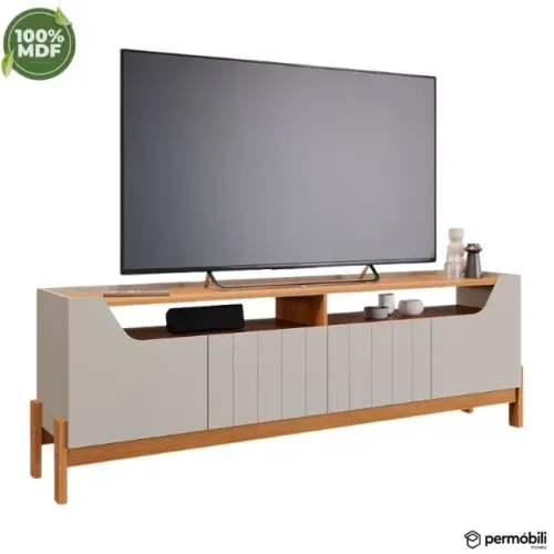 Rack Moema Off/Cinamomo Permóbili - Entrega Rápida! 