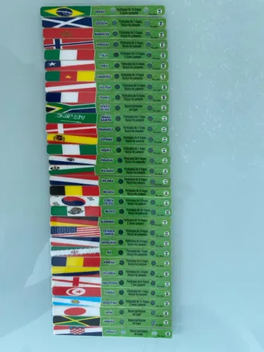 Coleção de palitos Stickibon - Copa do Mundo de 1998