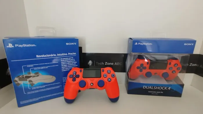 Controle Dualshock 4 Laranja - Sony Playstation 4