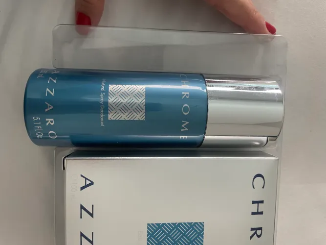 Perfume KIT COFFRET AZZARO CHROME MASCULINO EAU DE TOILETTE