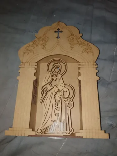Capela de oração em MDF de Led com Maria Passa na Frente*nova*!