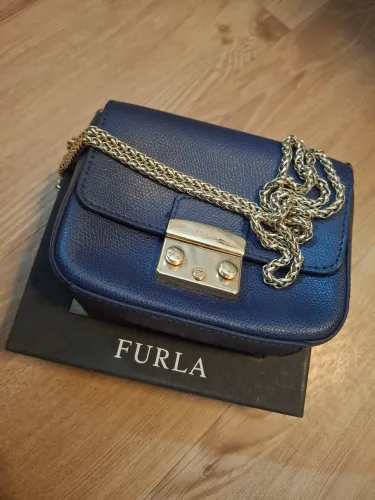 Bolsa tiracolo Furla Metropolis Mini Azul