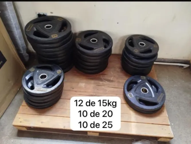 Anilha furo olímpicos R$ 12,00 o kg 