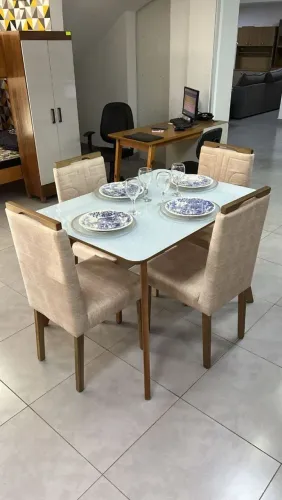 Mesa Iraci 4 cadeira