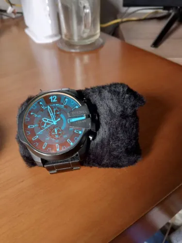 Diesel 10ba  preto famoso camaleão puro  luxo.