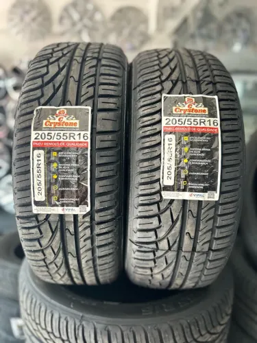 02 pneus remold aro 205/55r16 CRYSTONE