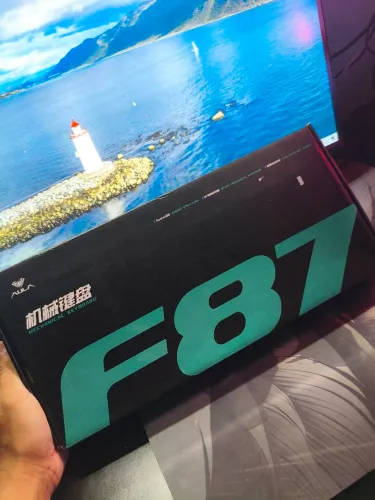 Teclado aula F87 Novo