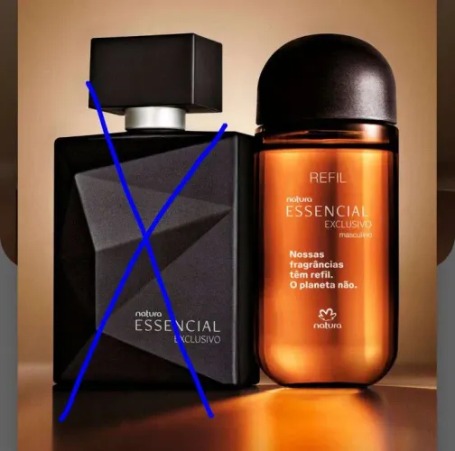 Refil essencial exclusivo masculino natura