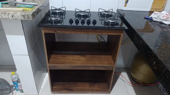 Balcão para Cooktop para 4 ou 5 Bocas - entrega imediata 