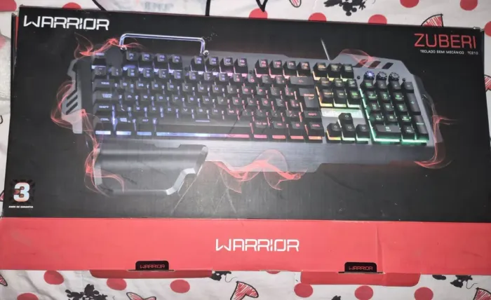 Teclado gamer warrior zuberi