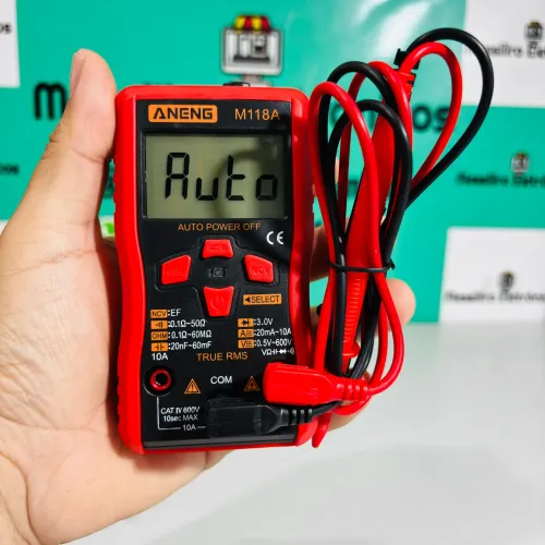 Mini multímetro digital ANENG m118a Auto True RMS 