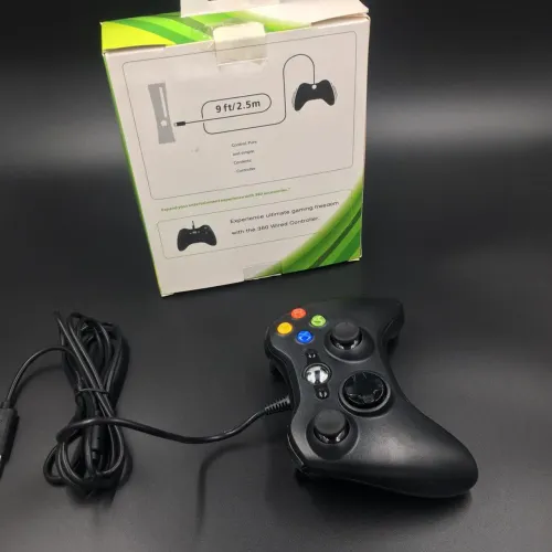 Controle Xbox 360 com Fio joystick pc computador  - Experiência de Jogo Imersiva