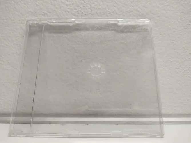 Porta CD Transparente slim