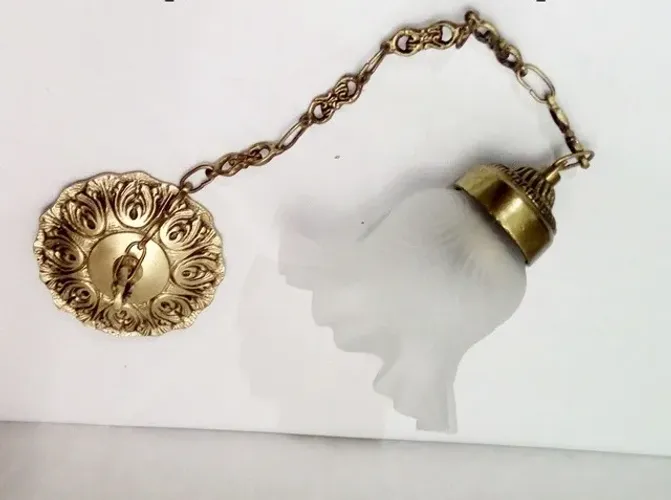 lustre pendente em bronze