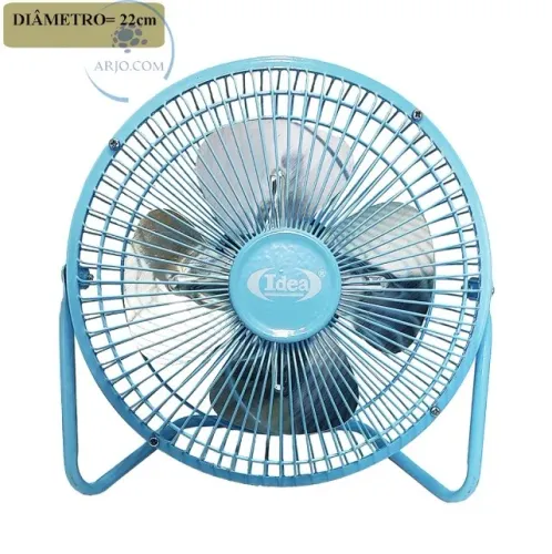Mini Ventilador de Mesa USB 8 Polegadas - Idea