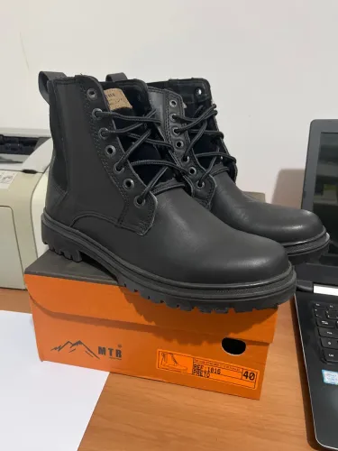 Bota coturno MTR preta - Tamanho 40