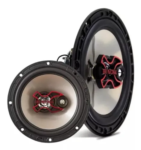 ALTO FALANTES BRAVOX 6" POLEGADAS 6X6 TRIAXIAL