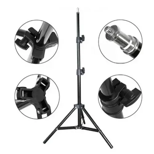 Tripé Profissional Iluminação Para Ring Light e Studio P/Softbox 1,60 M