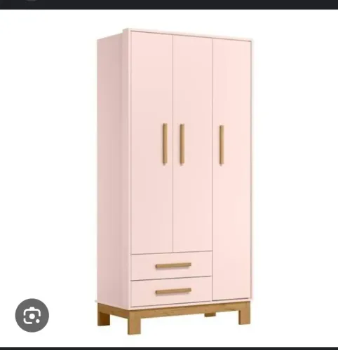 Guarda roupa infantil Rosa 