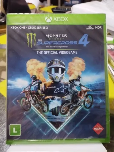 monster energy supercross 4 xbox one novo lacrado
