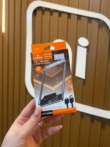 Case para HD/SSD USB 3.0 Transparente 