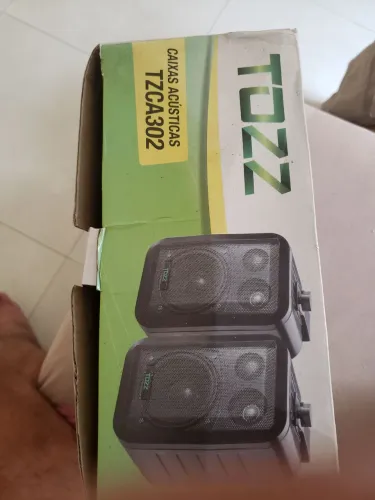 Caixas de som, sem uso