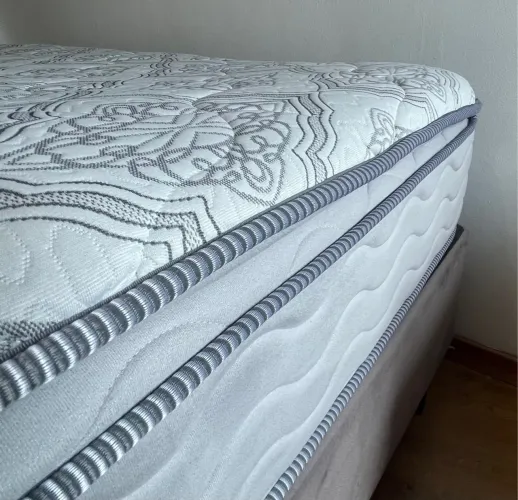 Cama Colchao 50% desconto Box Casal de Molas Prolastic Roma Probel