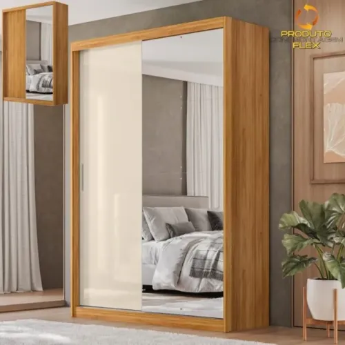 Guarda-Roupa 2 Portas Riva 1,53 cm Pronta Entrega .