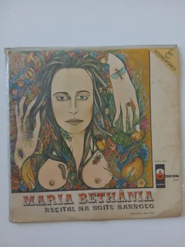 Lp Maria bethania "recital na boite barroco " 1968 usado.