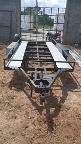 CARRETINHA REBOQUE PARA VEICULO 2 EIXOS