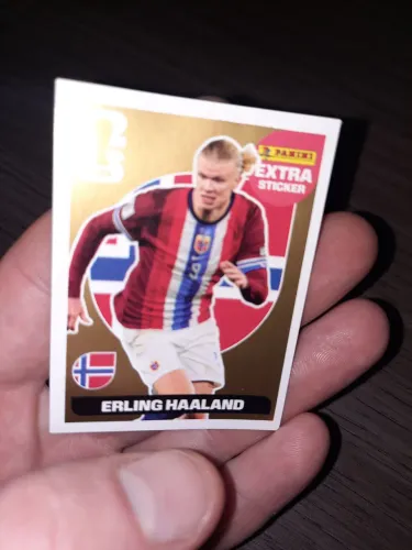 Figurinha Panini Erling Haaland Legend Ouro FIFA World Cup 2026