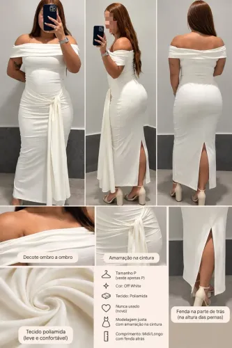 Vestido Off White