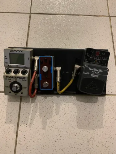 Set de pedais com Pedalboard 