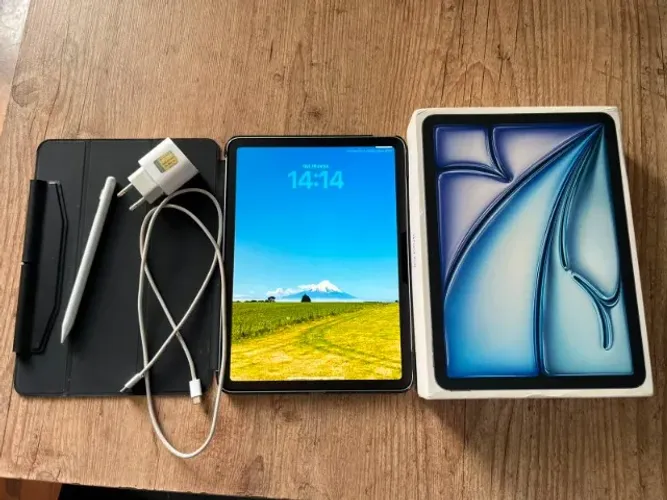 iPad Air M2 11" (2024) + Kit Completo (Oportunidade!)