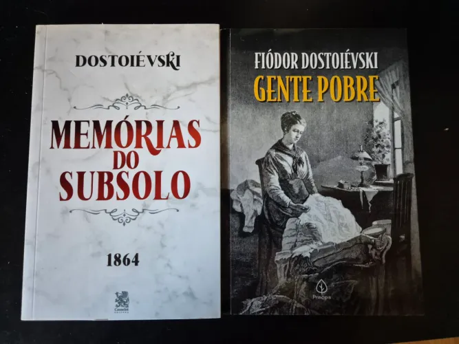 LIVROS DOSTOIÉSVSKI - MEMÓRIAS DO SUBSOLO E GENTE POBRE