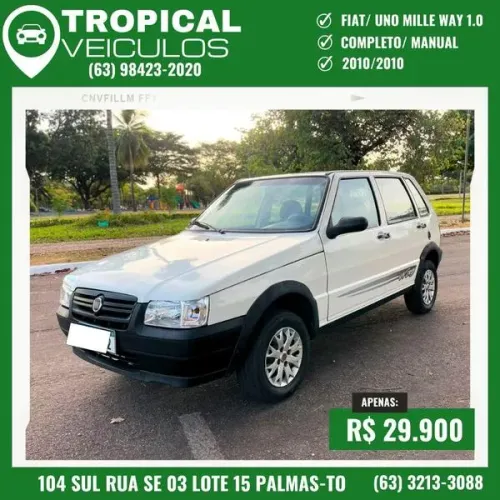 Fiat Uno Mille Celeb. WAY Econ. 1.0 F.flex 4P 2010