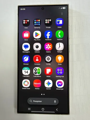 Samsung S24 Ultra 256gb com NF e caixa