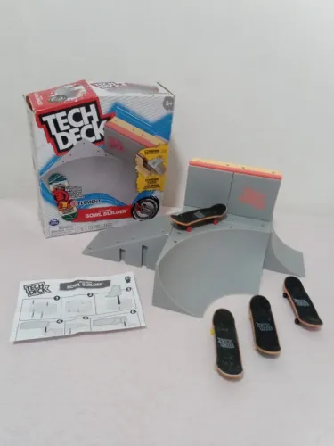 Conjunto Skate de Dedo Tech Deck Bowl Builder