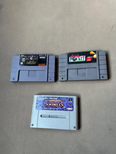 lote 3 jogos super nintendo