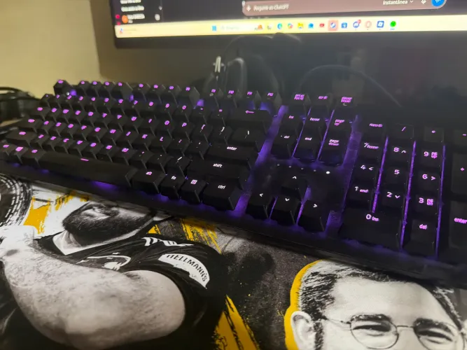 Teclado Razer Huntsman 1 geração - Switch Roxo