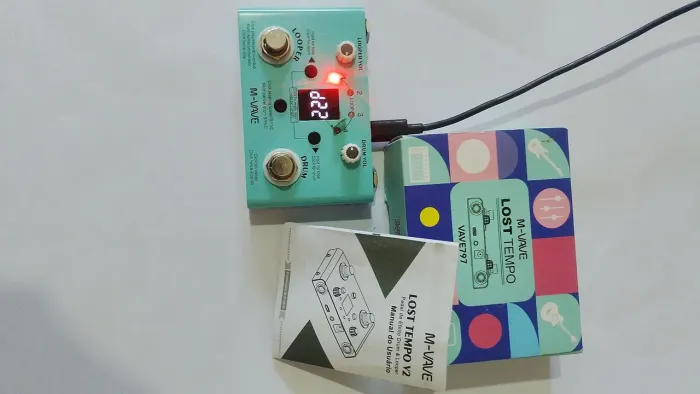 Pedal  looper 11 minutos de gravação 